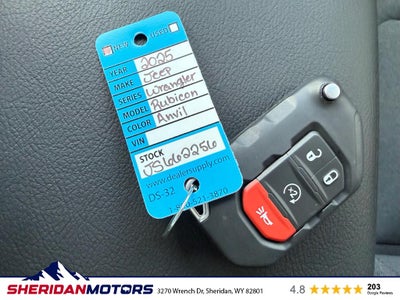 2025 Jeep Wrangler WRANGLER 4-DOOR RUBICON