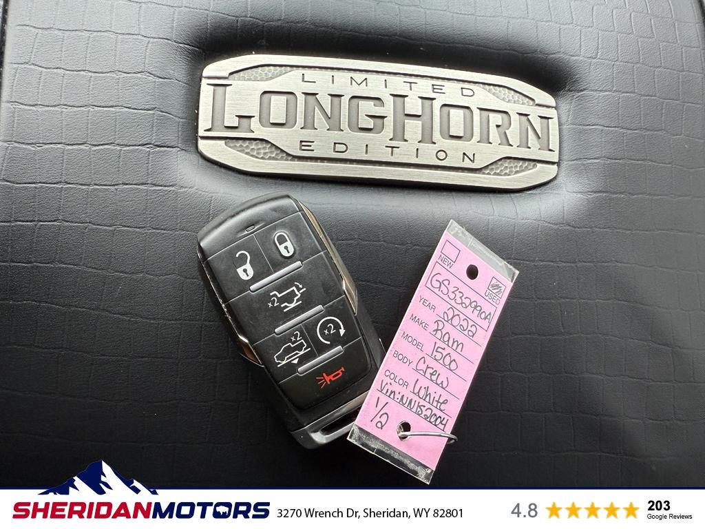 2022 RAM 1500 Limited Longhorn Crew Cab 4x4 5'7' Box