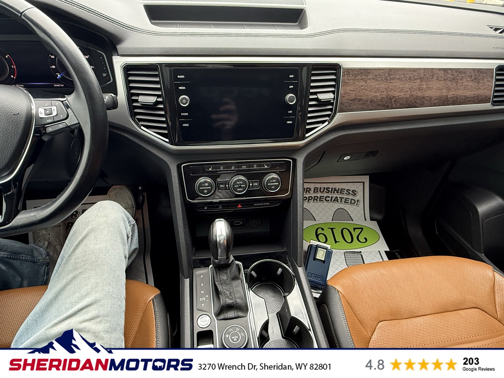2019 Volkswagen Atlas 3.6L V6 SEL Premium