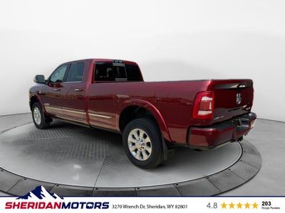 2019 RAM 3500 Limited Crew Cab 4x4 8' Box
