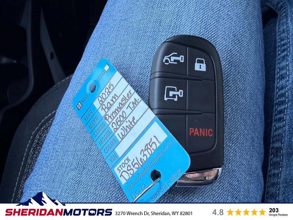 2025 RAM Ram ProMaster RAM PROMASTER 2500 TRADESMAN CARGO VAN HIGH ROOF 159' WB