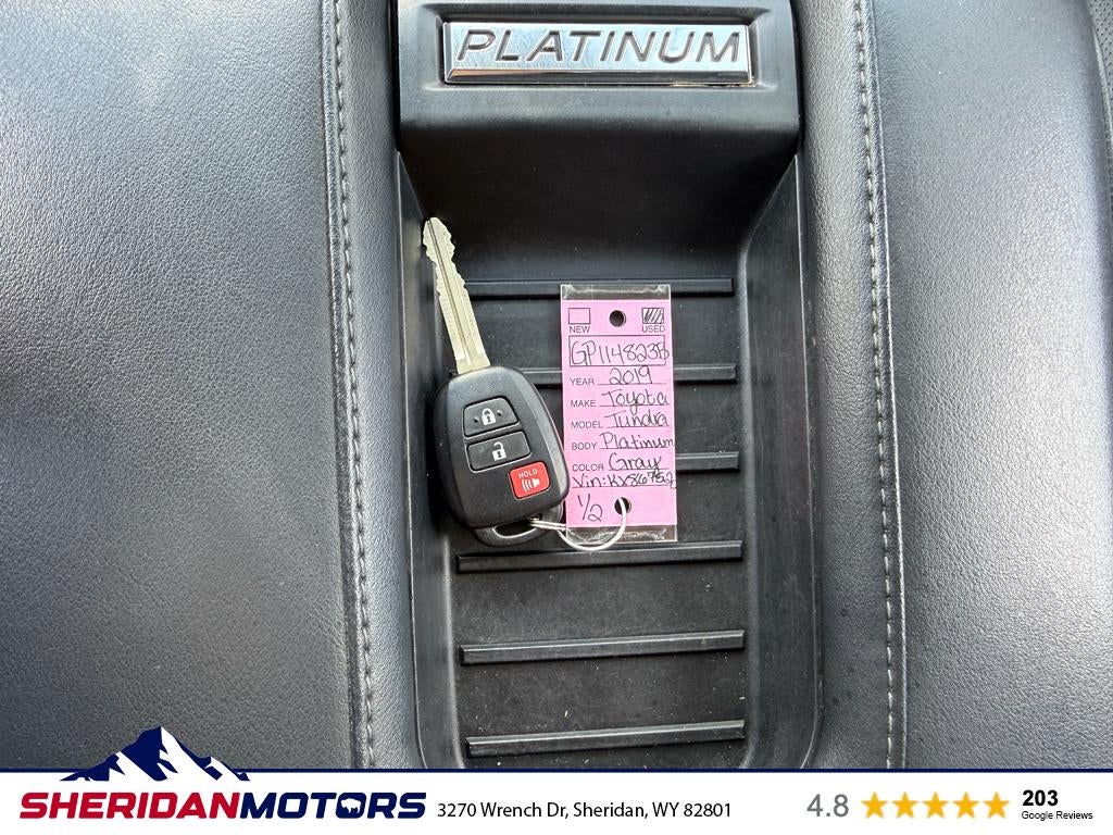 2019 Toyota Tundra Platinum 5.7L V8